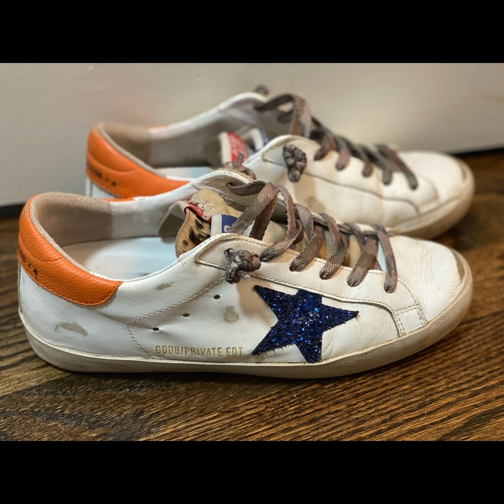 Golden Goose Superstar sneakers sz 38!